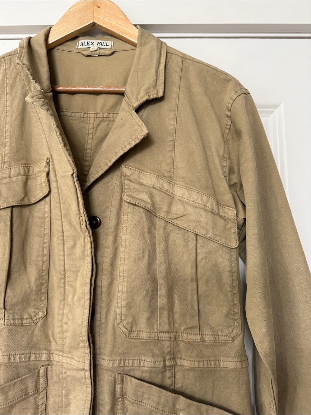 Alex Mill Tan Utility Jumpsuit - Picture 5 of 7